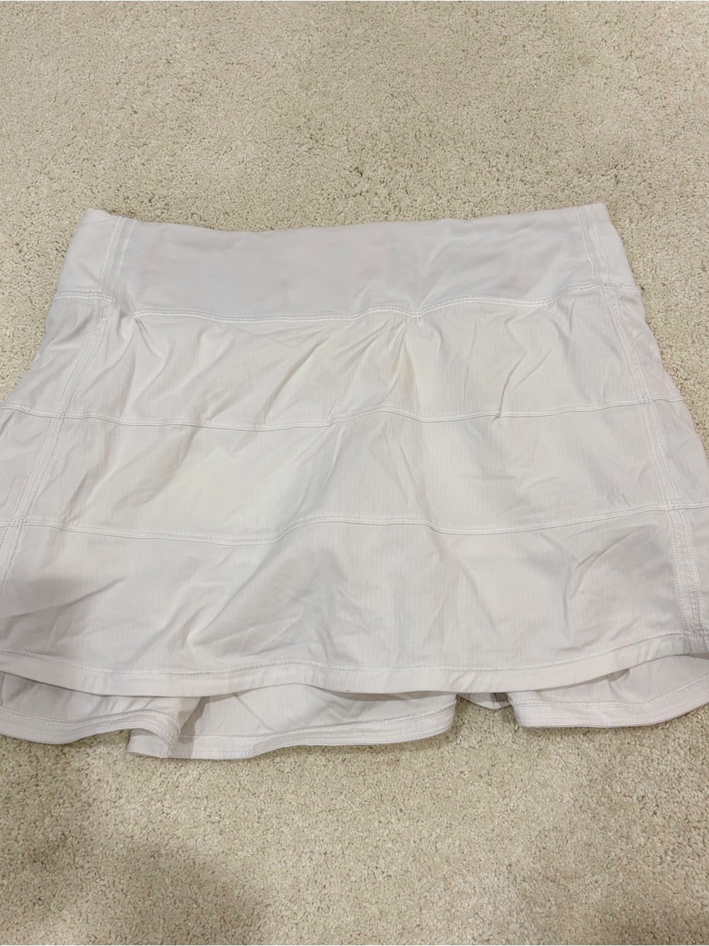 Lululemon Pace Rival White Pleated Skirt Size 6 - Picture 3 of 7